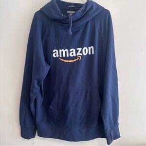 Amazon Uniform Work Trimark Unisex Navy Sweatshirt